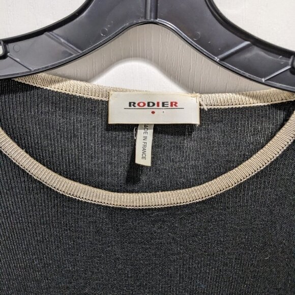 Vintage Rodier | two-tone tunic sweater - Picture 3 of 7